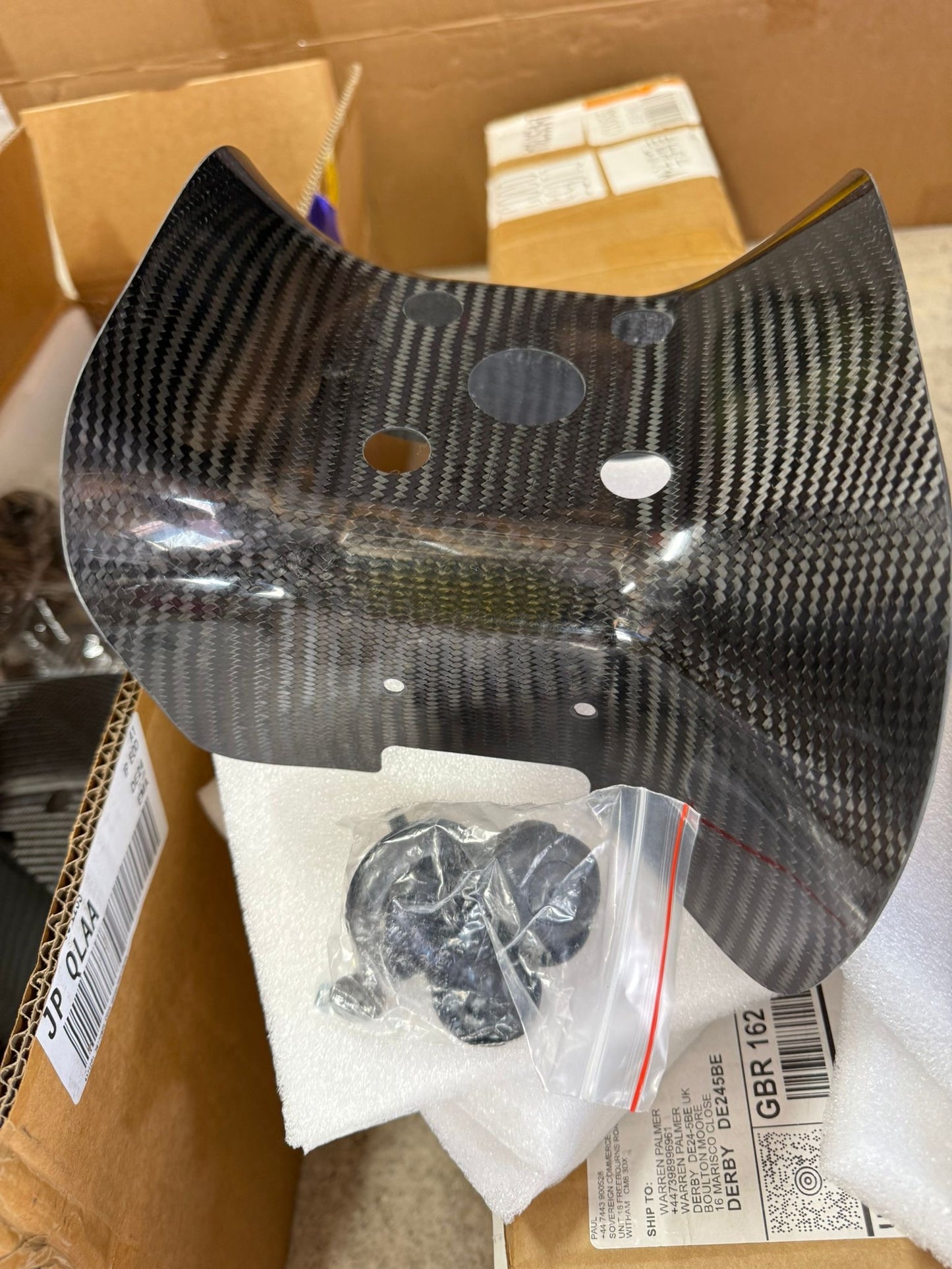 Carbon Fibre Cooling Shroud